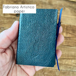 Midi handmade journal in genuine leather - blank pages