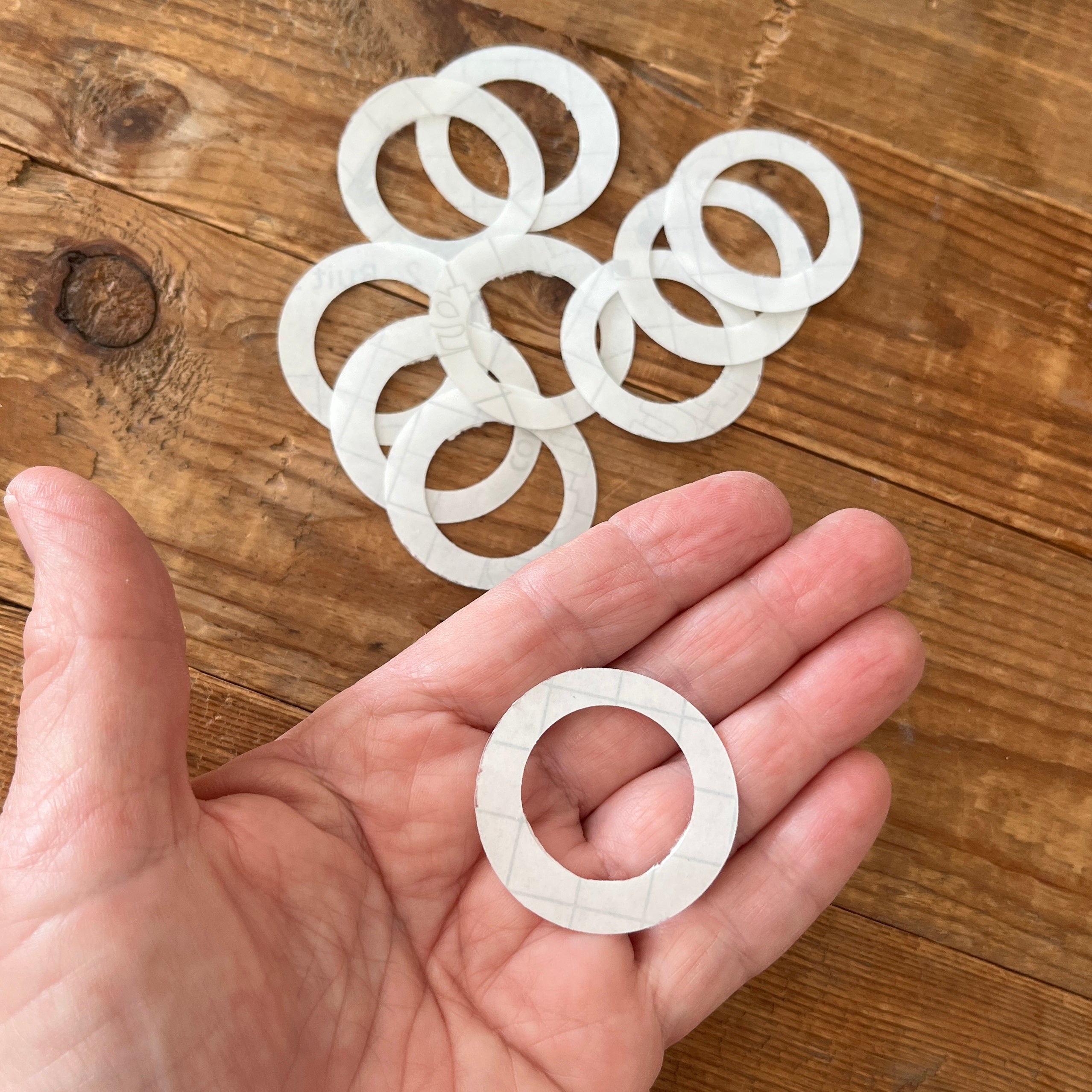 Clear tape circle template 1 inch (25mm) x 10