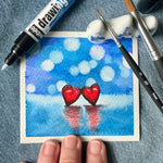 Bokeh hearts