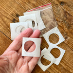 Clear tape circle template 1 inch (25mm) x 10