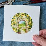 Through the garden