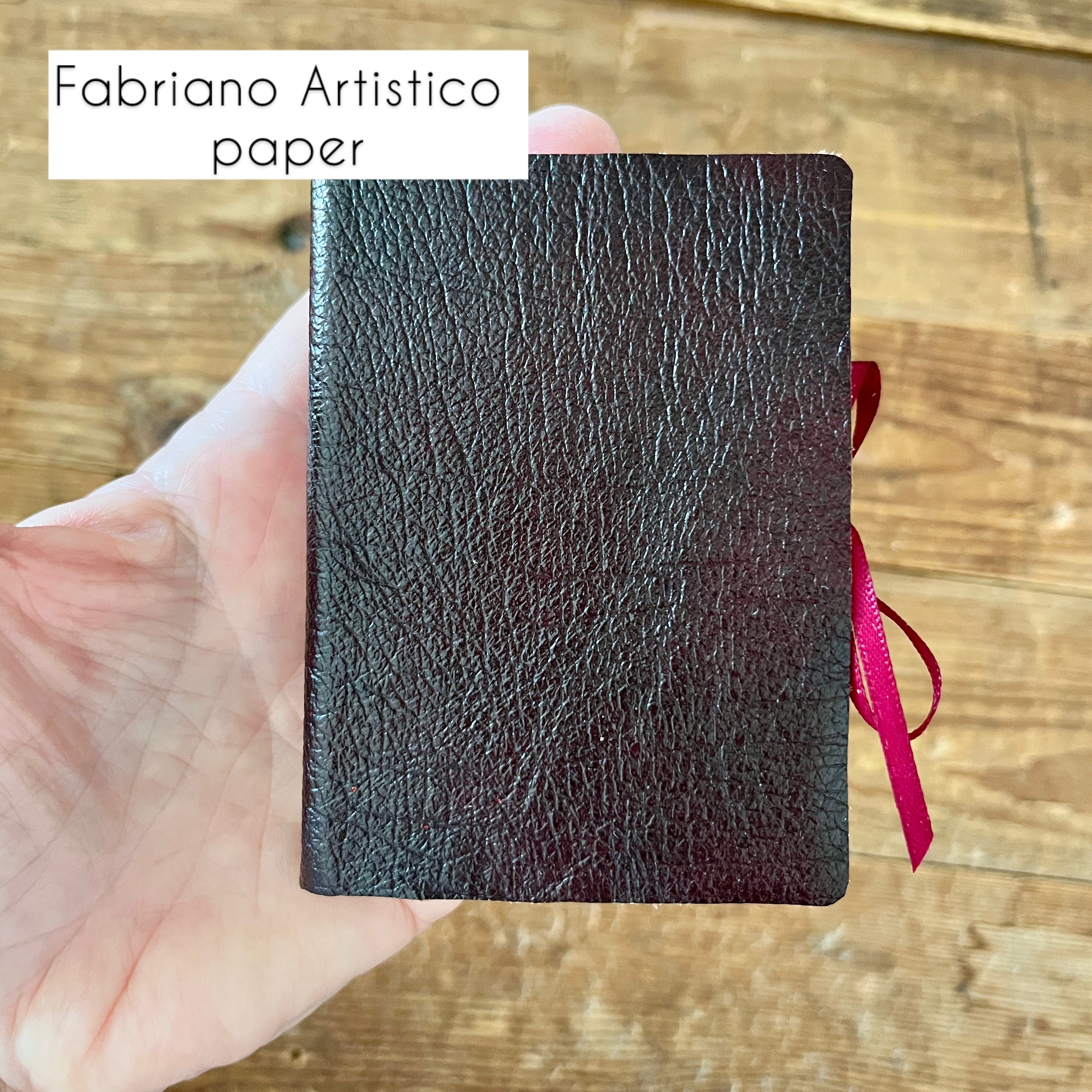 Maxi handmade journal in genuine leather - blank pages