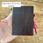 Maxi handmade journal in genuine leather - blank pages