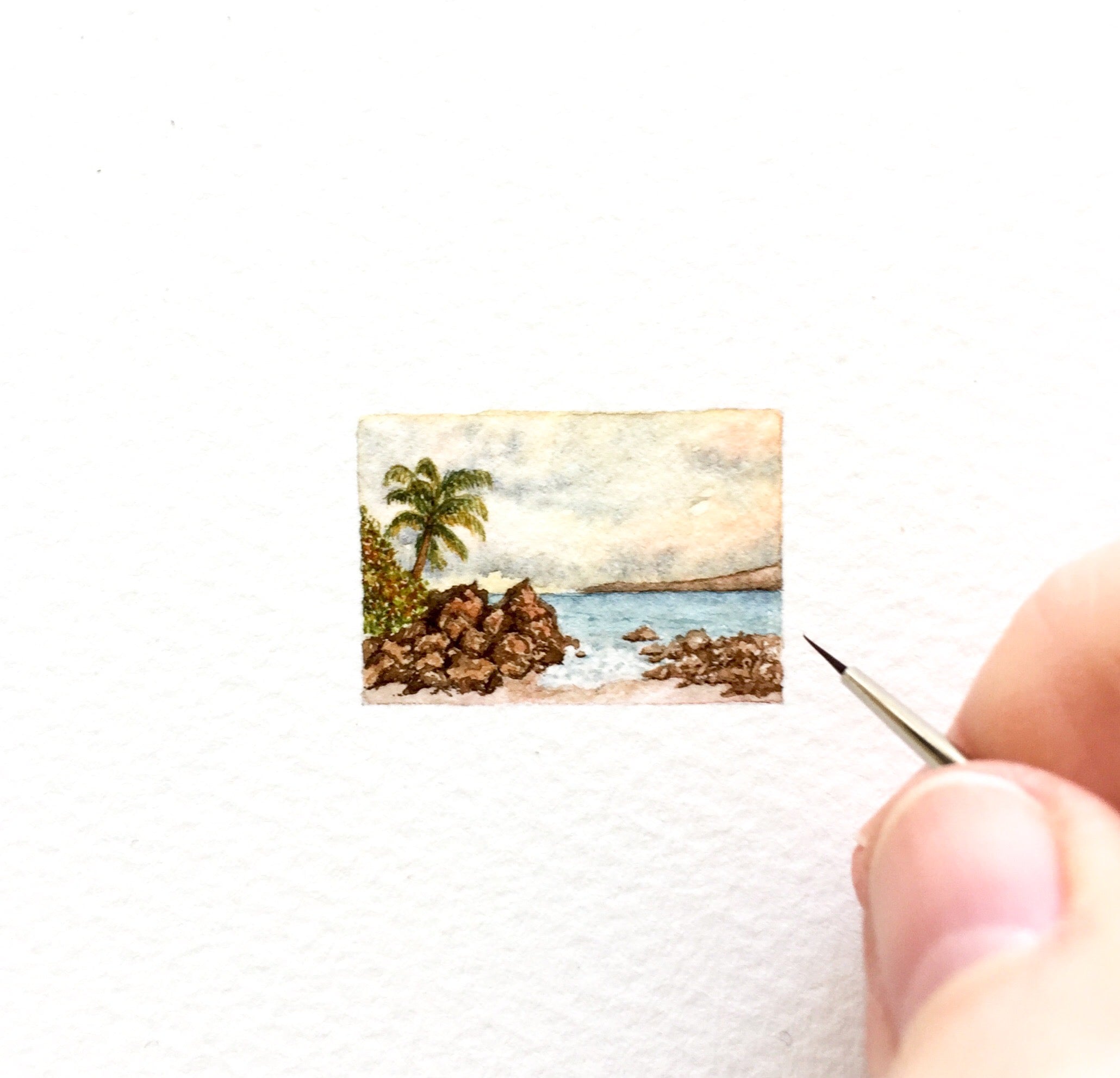 Secluded beach