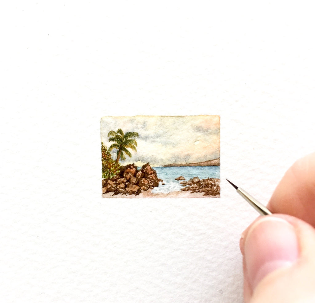 Secluded beach
