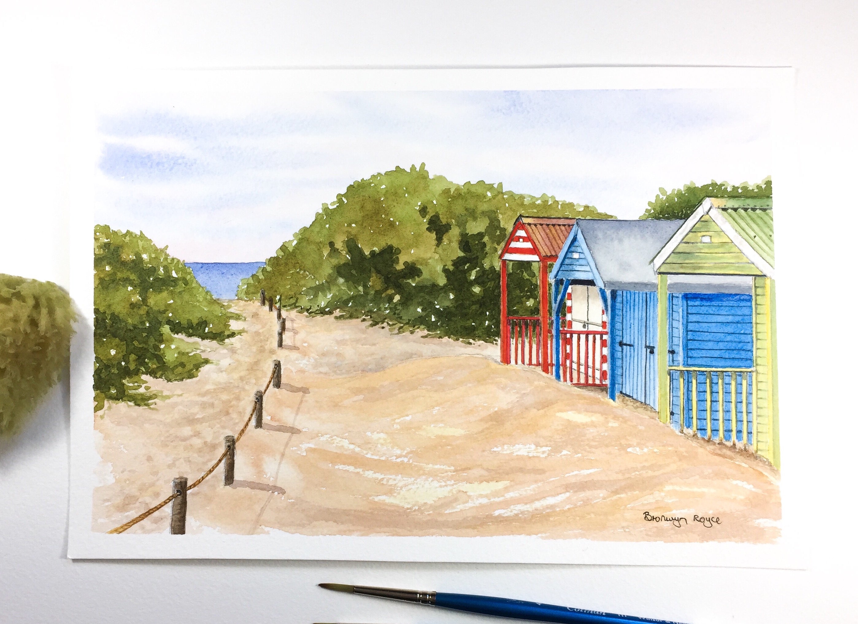 Beach huts