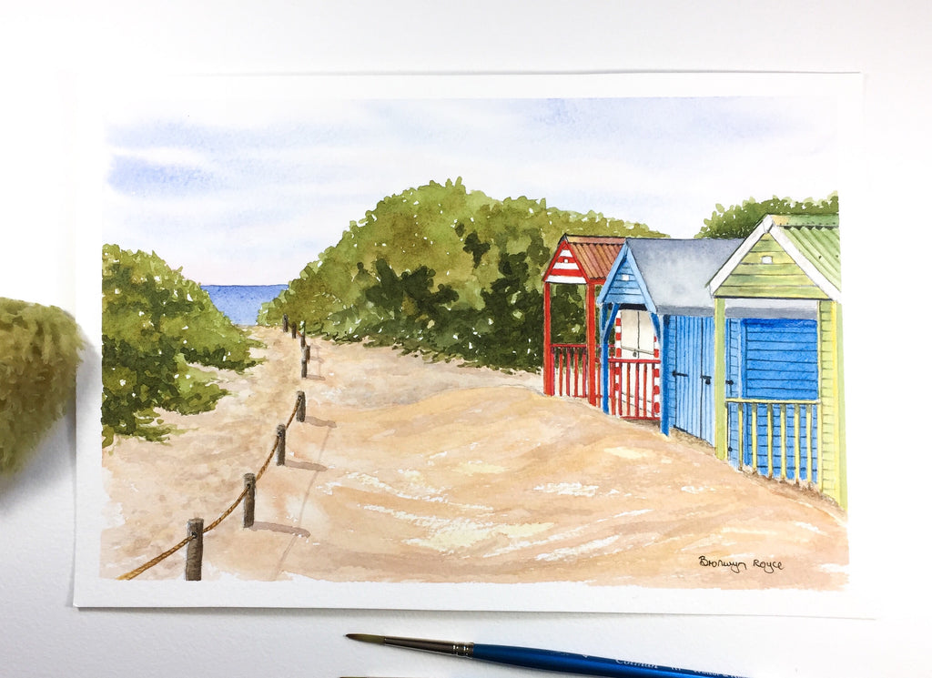 Beach huts