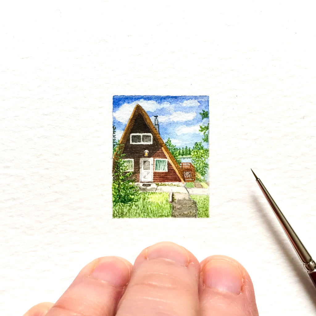 A-frame cabin