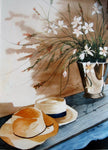 Two hats still life