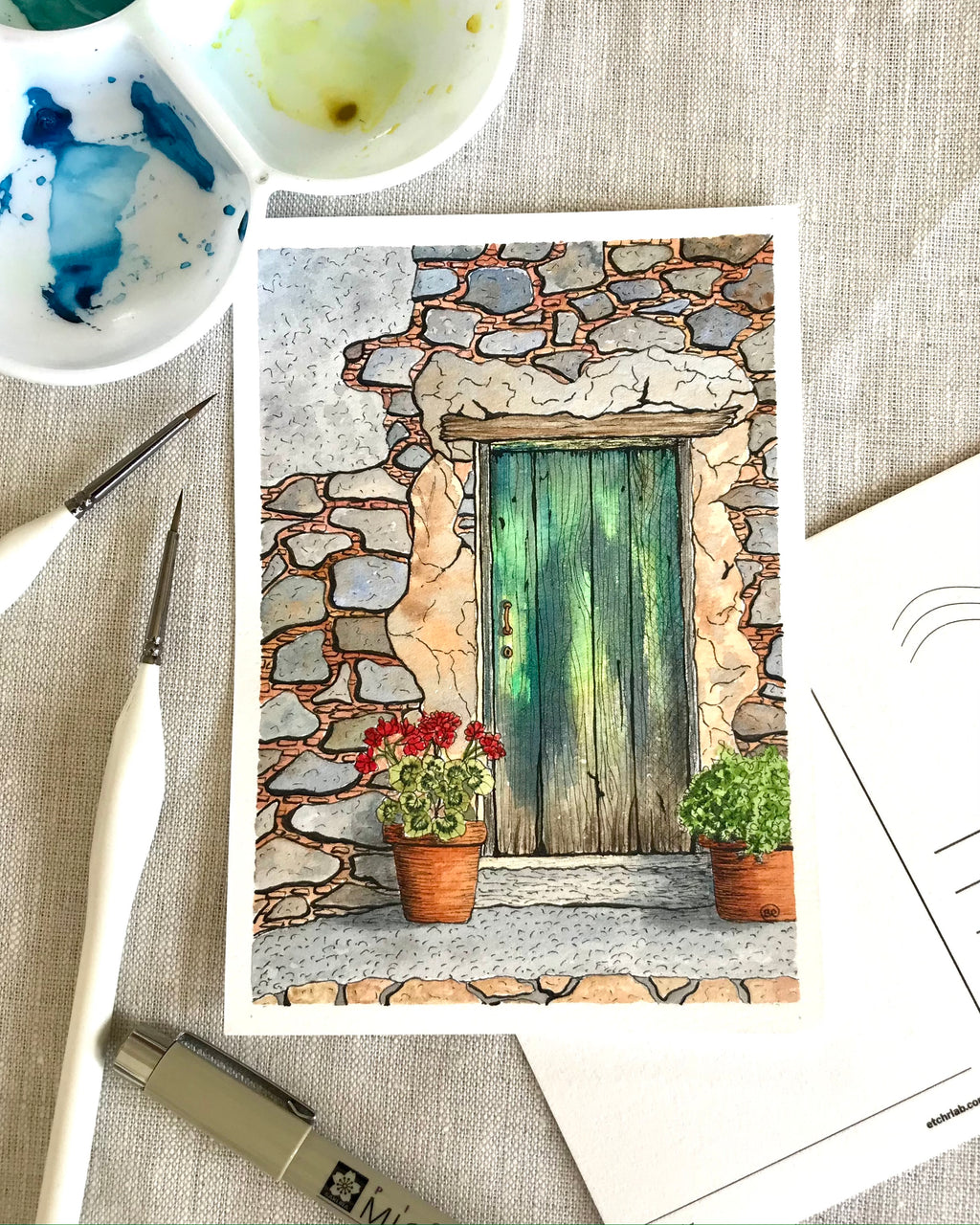 Weathered door