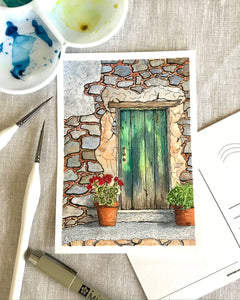 Weathered door