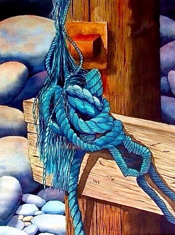 Blue rope